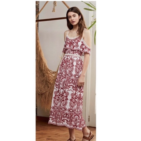 Saylor Eyelet Cassie midi dress - Picture 3 of 5